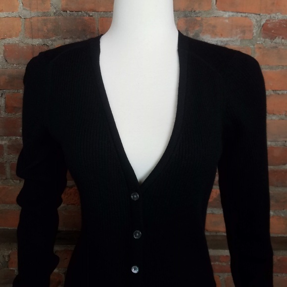 Banana Republic Women's Sweater Black Cardigan - Picture 2 of 6